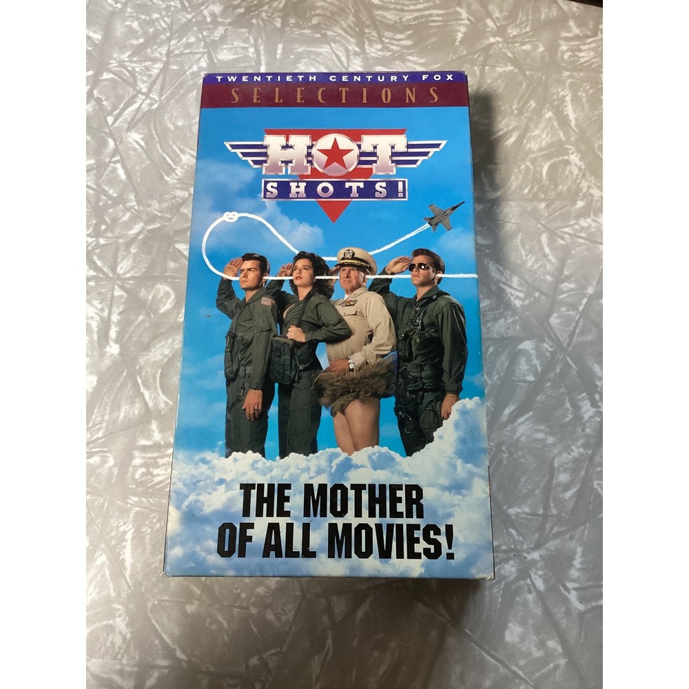 Hot Shots VHS 1991 Twentieth Century Fox Selections Charlie Sheen Comedy Spoof